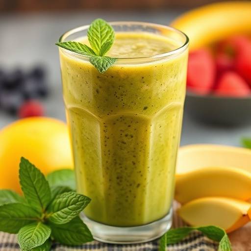 Image of a delicious and healthy smoothie